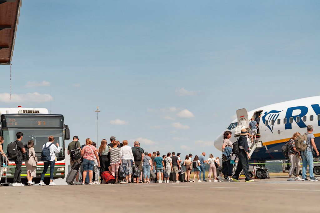 Passagiere Flughafen Memmingen